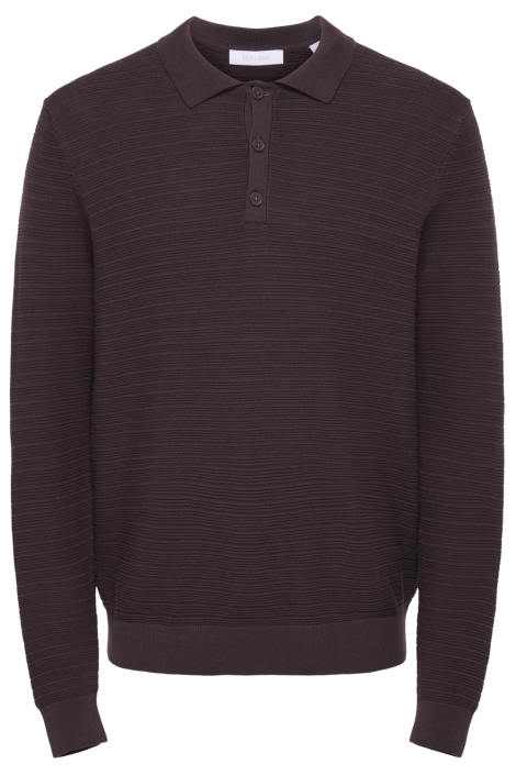 Only & Sons bordeaux heren polo | Vooraanzicht