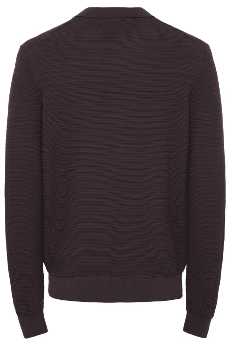 Only & Sons bordeaux heren polo | Achteraanzicht