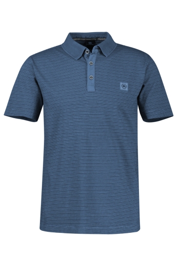 Lerros polo 1/2 arm Blauw
