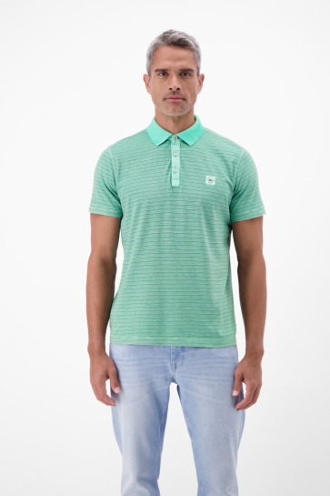 Lerros polo 1/2 arm Groen