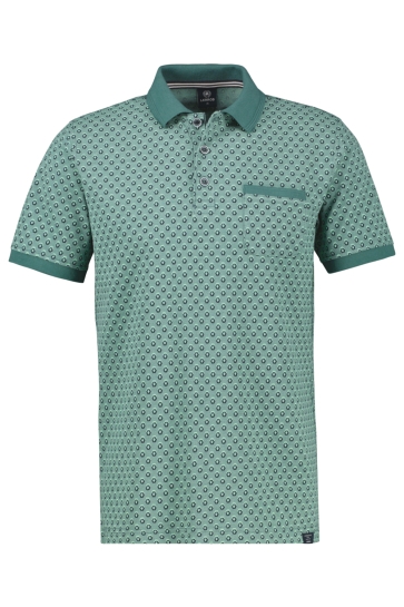 Lerros polo 1/2 arm Groen