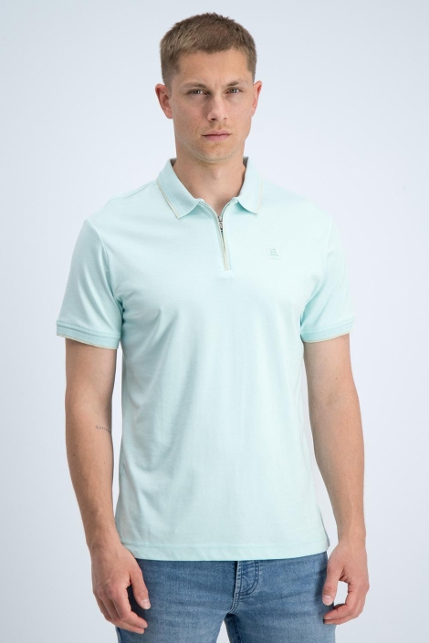 Gabbiano groene heren polo | Model vooraanzicht