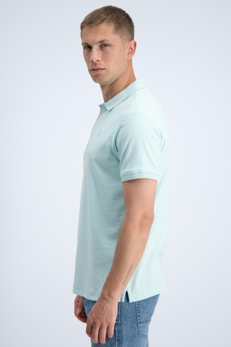 Gabbiano groene heren polo | Model zijaanzicht