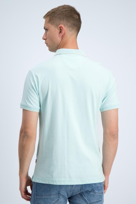 Gabbiano groene heren polo | Model achteraanzicht