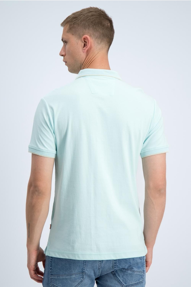 Gabbiano groene heren polo | Model achteraanzicht