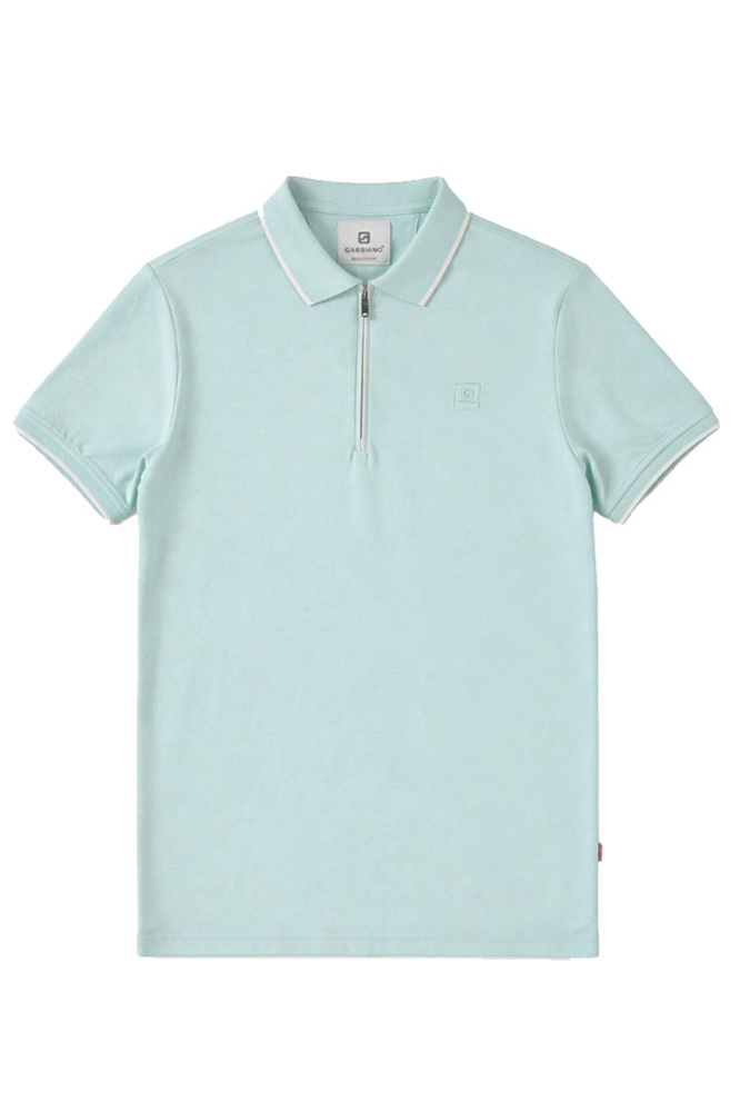 Gabbiano groene heren polo | Vooraanzicht
