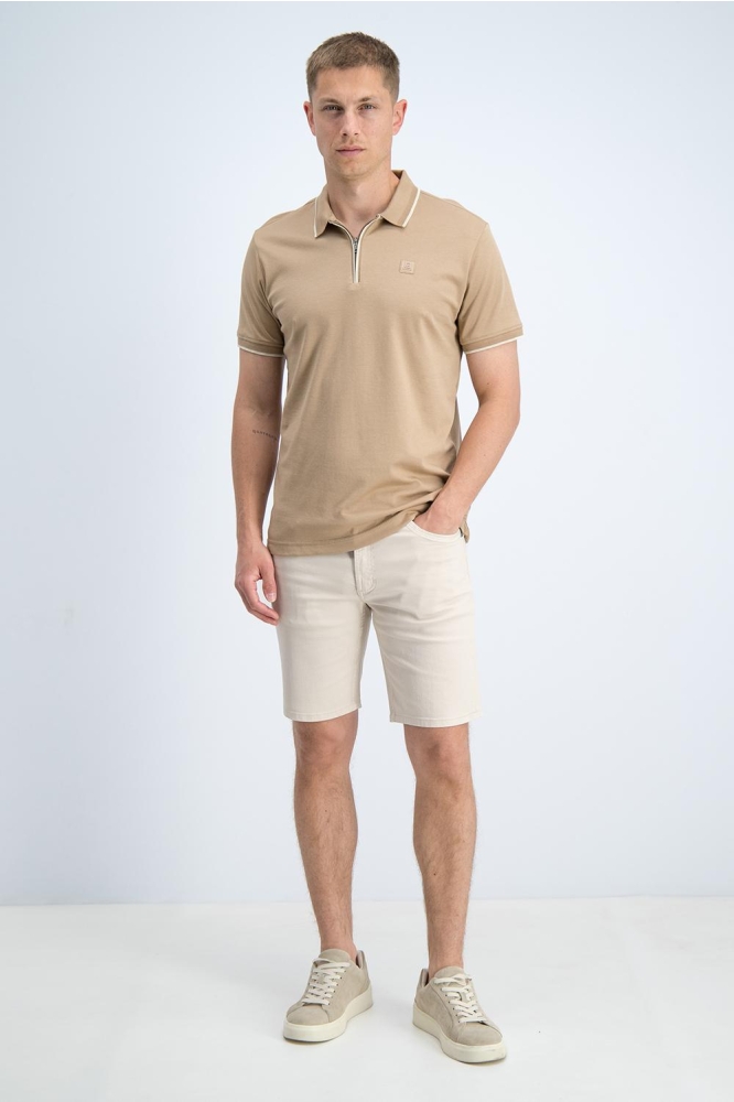 Gabbiano camel heren polo | Model