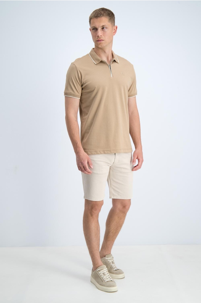 Gabbiano camel heren polo | Model