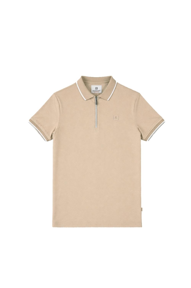 Gabbiano camel heren polo | Vooraanzicht