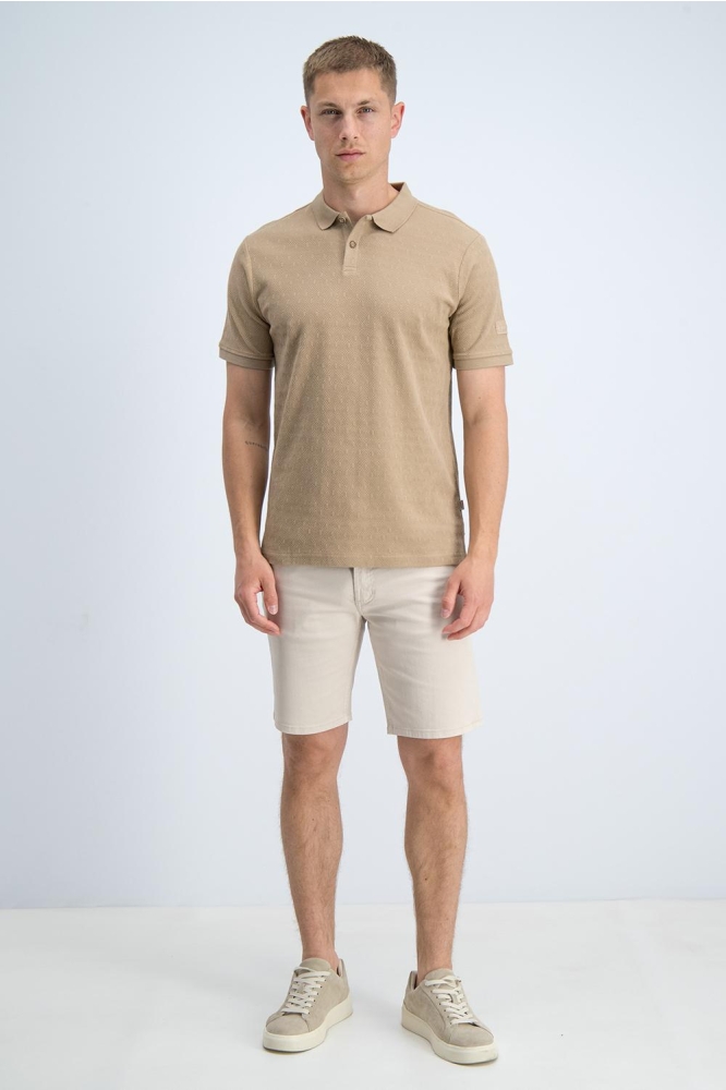 Gabbiano camel heren polo | Model