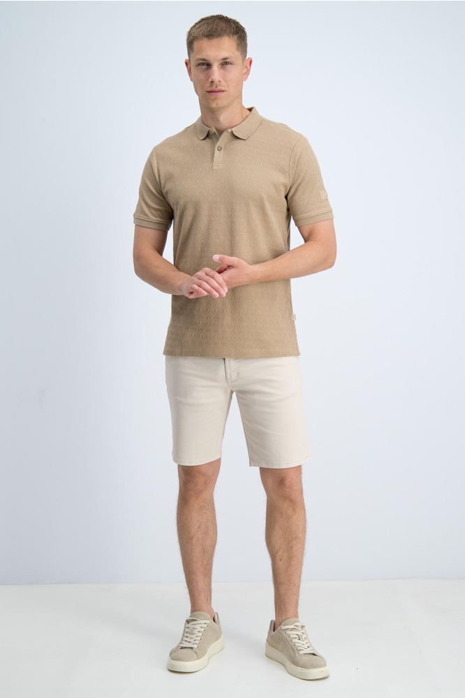 Gabbiano camel heren polo | Model