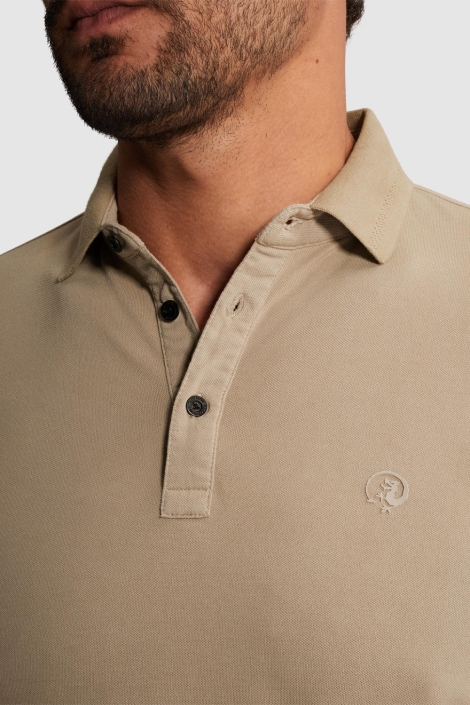 Cast Iron zand heren polo | Unique Selling Point