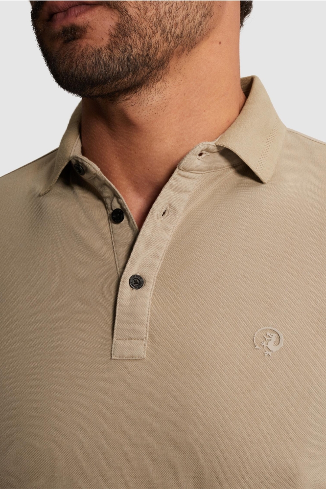 Cast Iron zand heren polo | Unique Selling Point