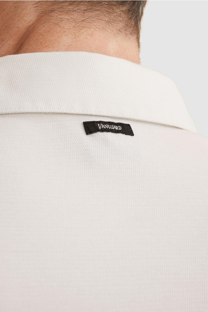 Vanguard witte heren polo | Kleurstaal