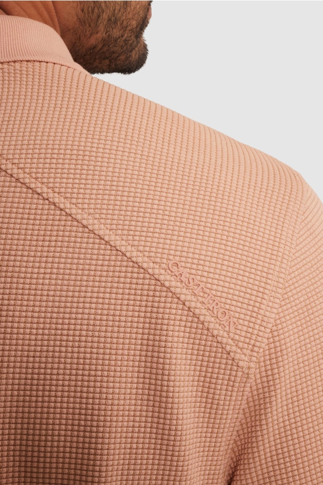 Cast Iron oranje heren polo | Kleurstaal