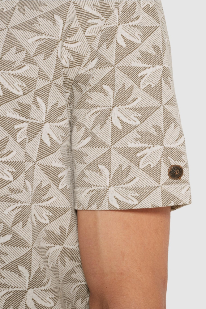 Cast Iron beige heren polo | Unique Selling Point