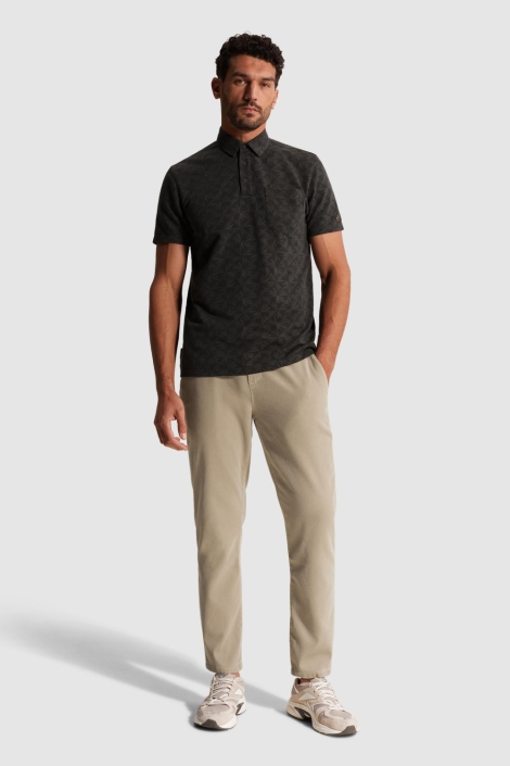 Cast Iron grijze heren polo | Model