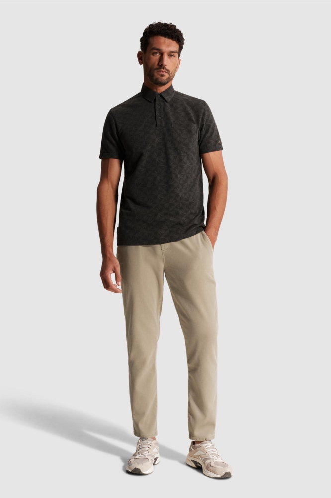 Cast Iron grijze heren polo | Model