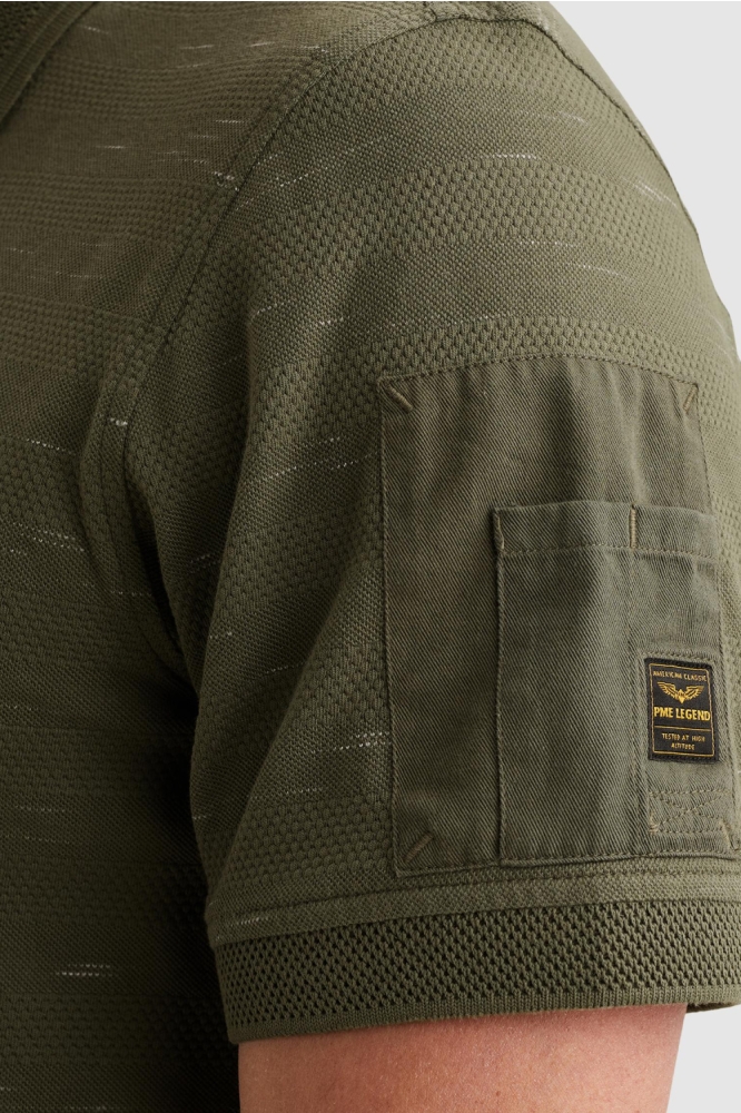 PME legend groene heren polo | Kleurstaal