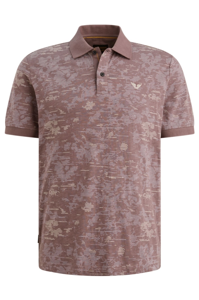 PME legend paarse heren polo | Vooraanzicht