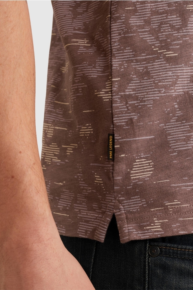 PME legend paarse heren polo | Close up