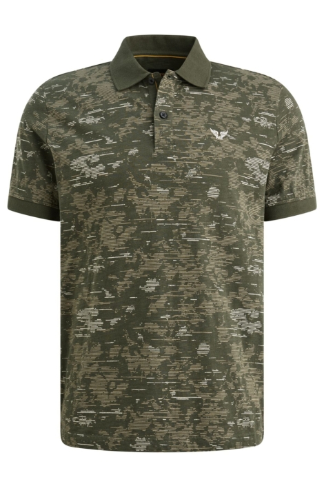 PME legend groene heren polo | Vooraanzicht