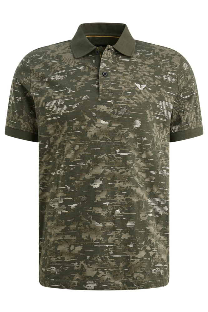 PME legend groene heren polo | Vooraanzicht