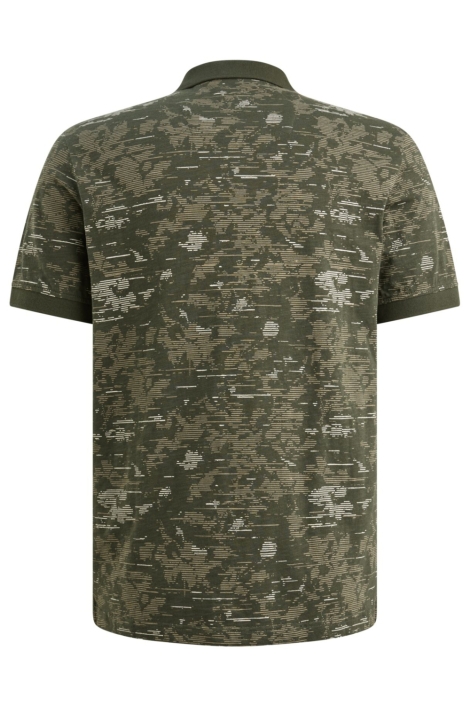 PME legend groene heren polo | Achteraanzicht