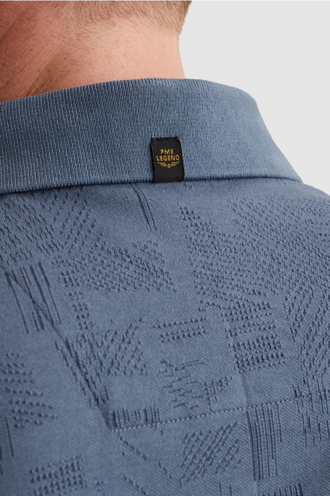 PME legend blauwe heren polo | Kleurstaal