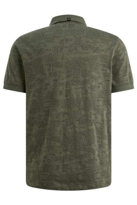 PME legend groene heren polo | Achteraanzicht