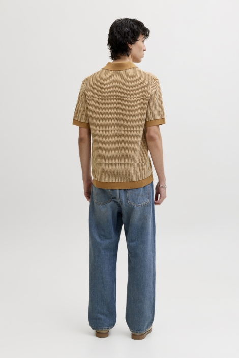 Jack & Jones oranje heren polo | Model