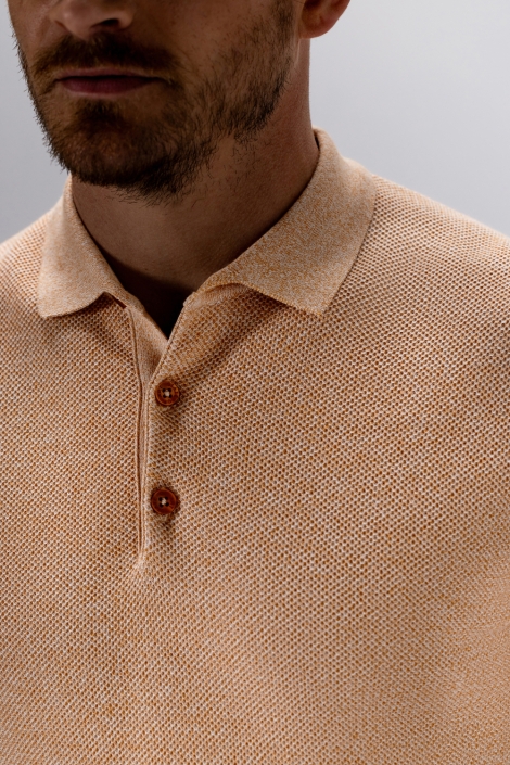 State of Art oranje heren polo | Unique Selling Point