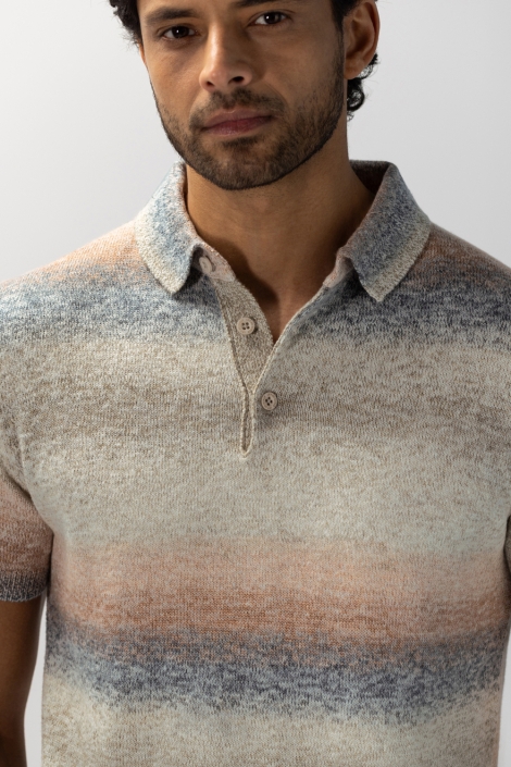 State of Art beige heren polo | Unique Selling Point