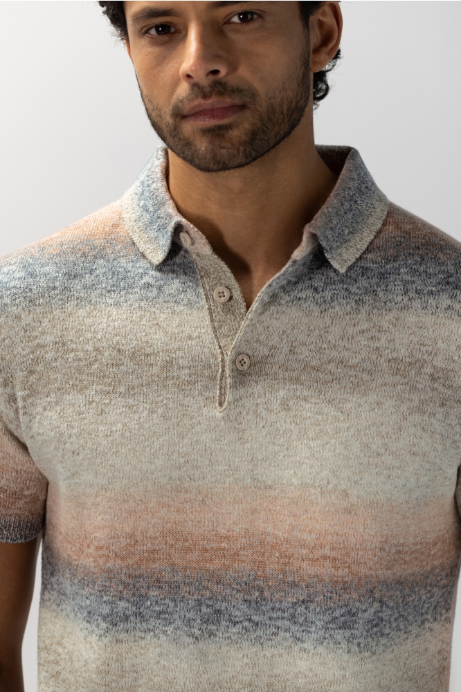 State of Art beige heren polo | Unique Selling Point
