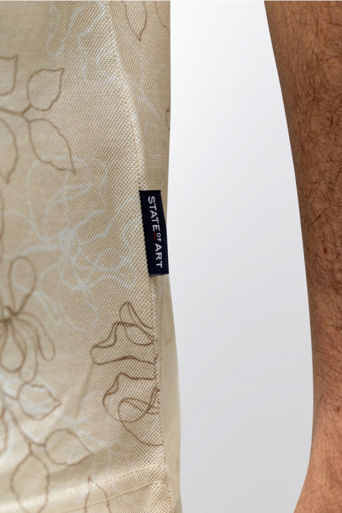 State of Art beige heren polo | Unique Selling Point