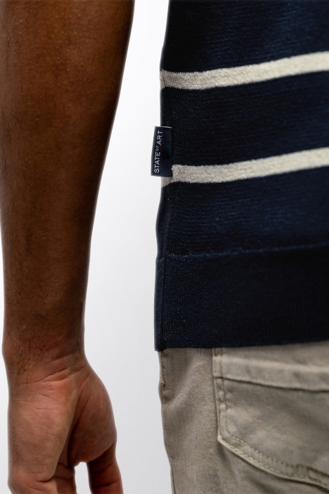 State of Art blauwe heren polo | Unique Selling Point