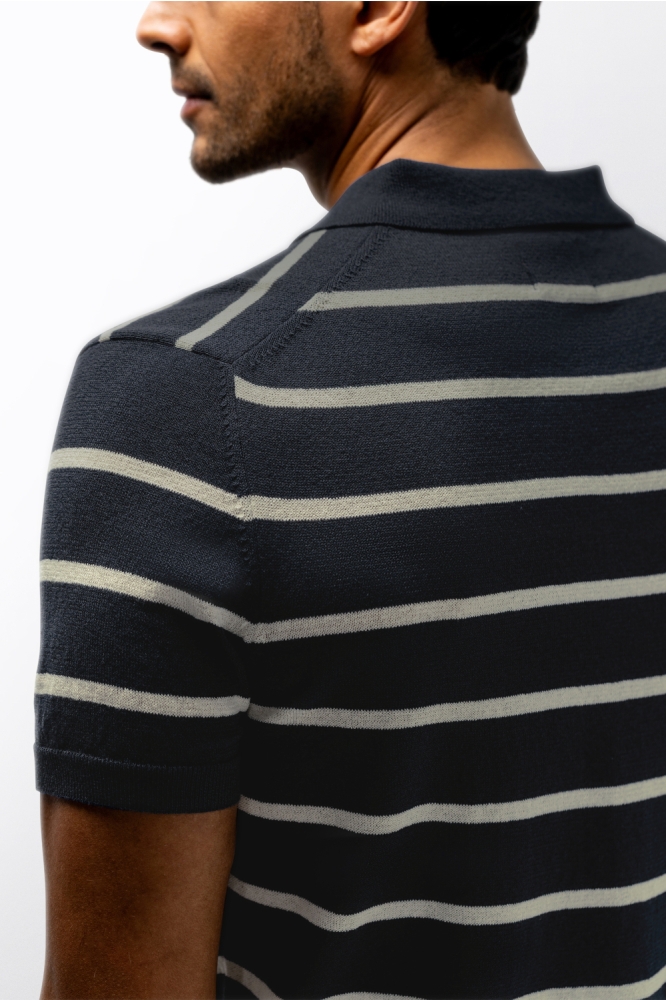 State of Art blauwe heren polo | Unique Selling Point