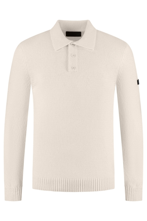 Malelions beige heren polo | Vooraanzicht
