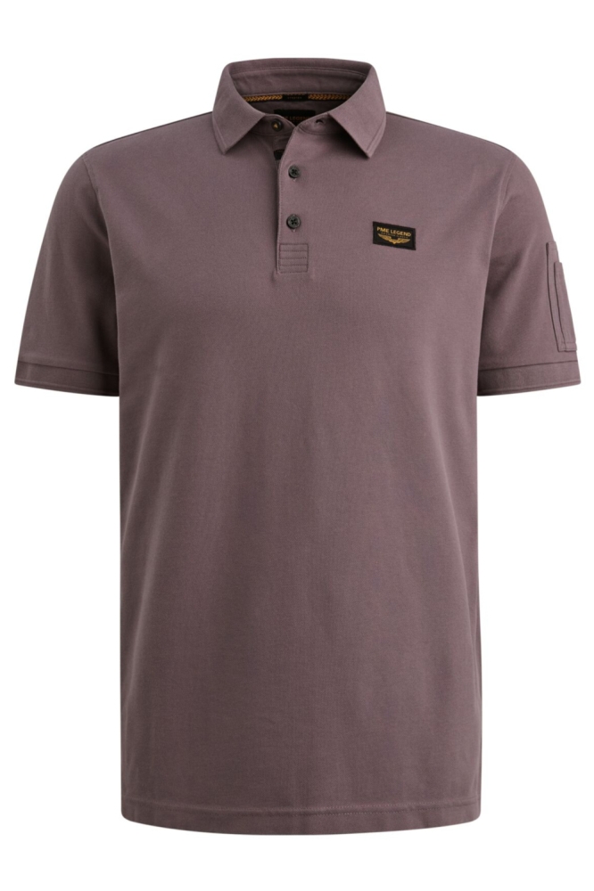 PME legend paarse heren polo | Vooraanzicht