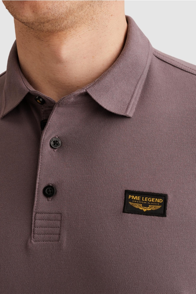 PME legend paarse heren polo | Close up