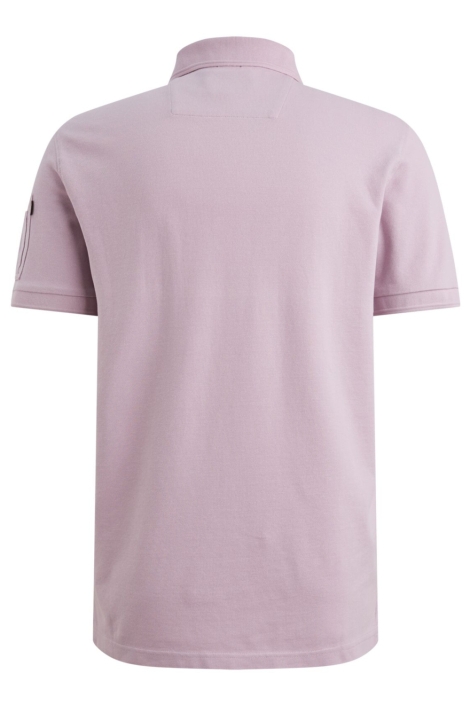 PME legend paarse heren polo | Achteraanzicht