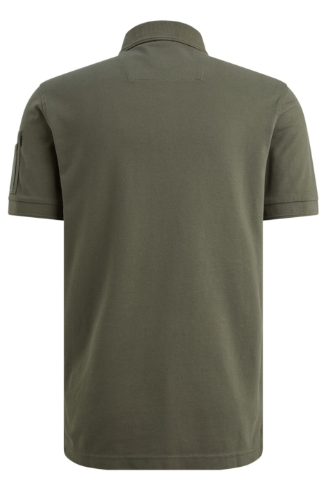 PME legend groene heren polo | Achteraanzicht