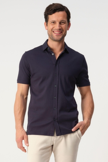 Campbell Overhemd FRANCOCHAMP POLO 103543 3921 Night Sky