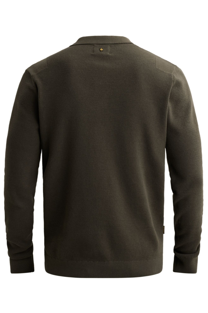 PME legend groene heren polo | Achteraanzicht