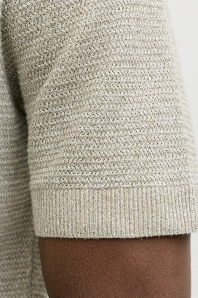 Jack & Jones groene heren polo | Close up