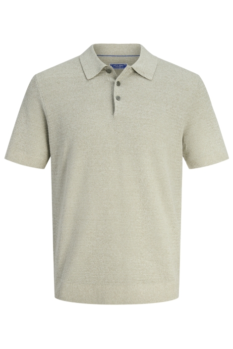Jack & Jones groene heren polo | Vooraanzicht