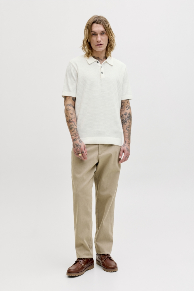 Jack & Jones witte heren polo | Model