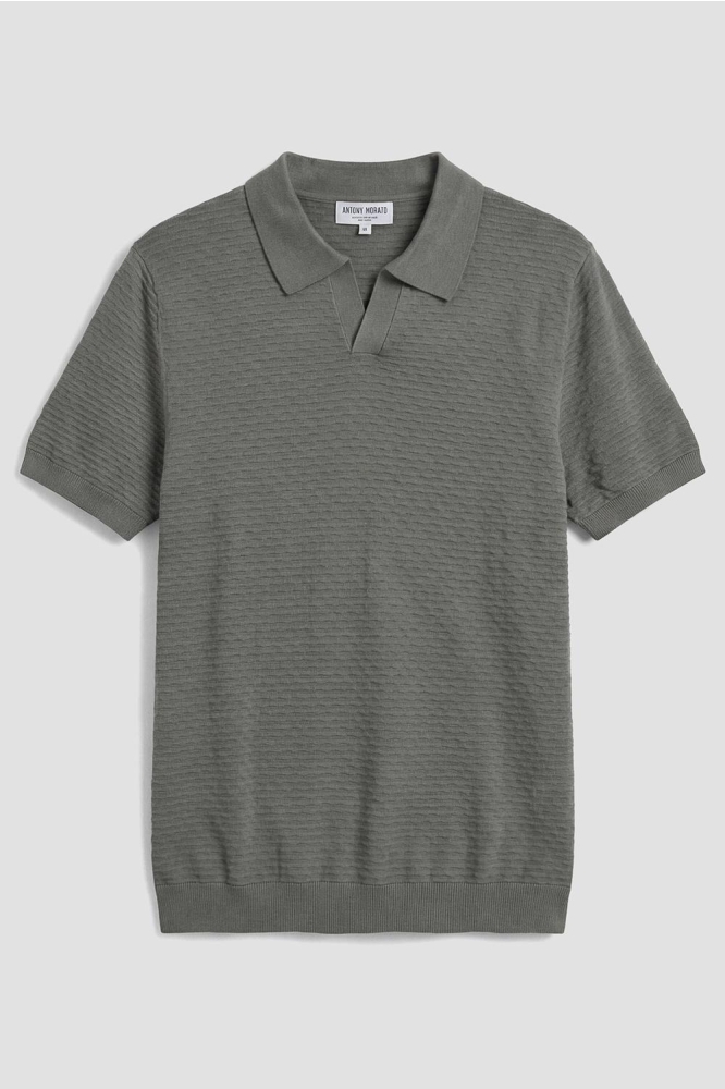 Antony Morato groene heren polo | Vooraanzicht