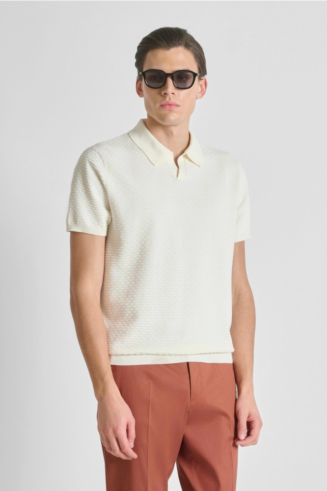 Antony Morato beige heren polo | Model