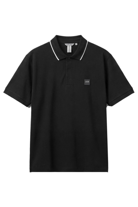 Antony Morato zwarte heren polo | Vooraanzicht
